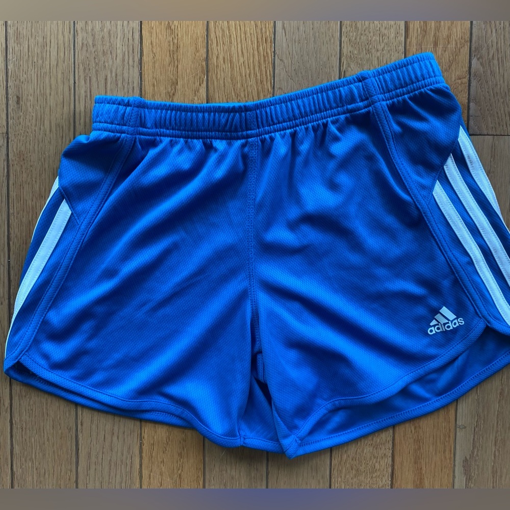 NWOT Girls Adidas Vibrant Royal Blue Sportswear shorts